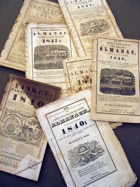 The Bibliophiles Lair Blog Archive 19thc American Almanacs