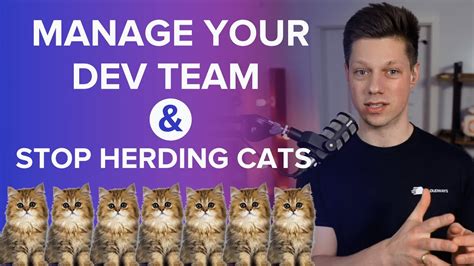 Managing Web Developers Feels Like Herding Cats Youtube
