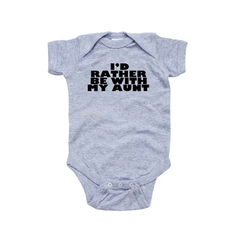Baby Bodysuit Funny Aunt Gift I D Rather Be With My Aunt Etsy