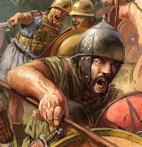 Celto Iberian Warrior In Combat Second Punic War Punic Wars Ancient