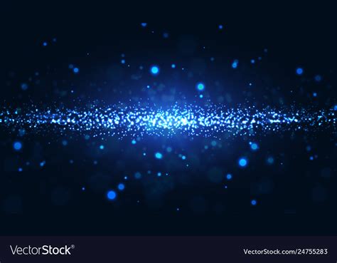Shining Abstract Particles Background Royalty Free Vector
