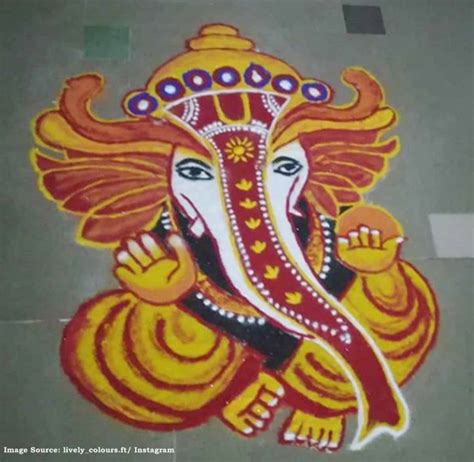 Ganesh Chaturthi 2019 5 Simple Ganpati Rangoli Designs To Enhance Your