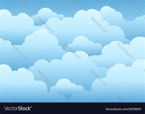 Cloudy Sky Background 1 Royalty Free Vector Image
