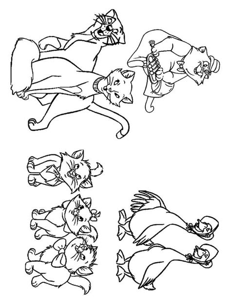 You can also use these as decorations. The Aristocats coloring pages. Download and print The ...