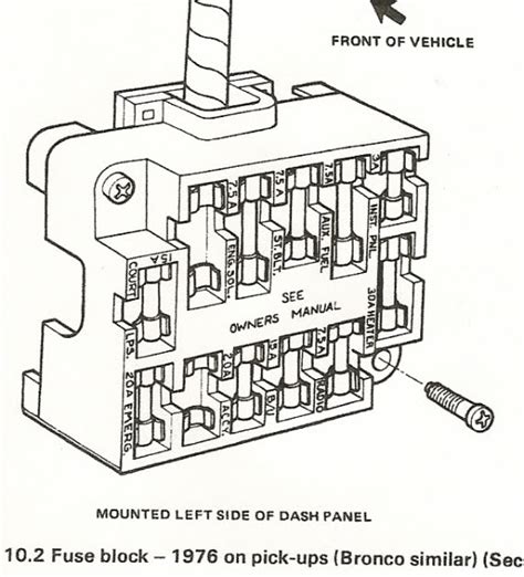 1978 Gmc Truck Fuse Diagram