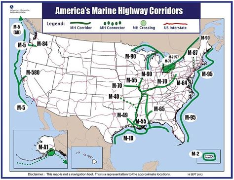 √ Inland Waterways Map East Coast