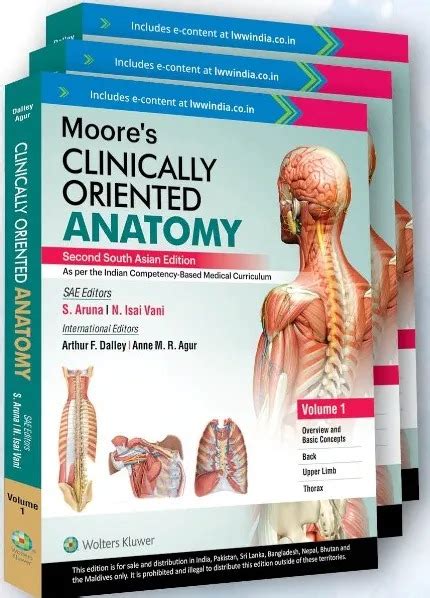Moores Clinically Oriented Anatomy 3 Vol Set 2nd Sae All India
