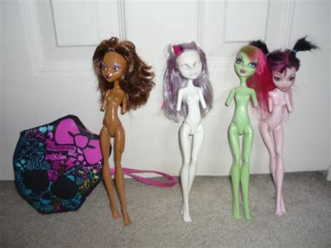 Monster High Nude Dolls Lot For Ooak Alive Clawdeen Dead Tired Draculaura Venus Picclick