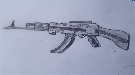 Then you most likely know that ak 47 stands for avtomat kalashnikova or kalashnikov automatic rifle 1947 model. How to draw AK 47 )by Balti Badishah - YouTube