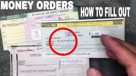 Each money order will be a bit different, depending on where you purchase it. How To Fill Out A Money Order 🔴 - YouTube