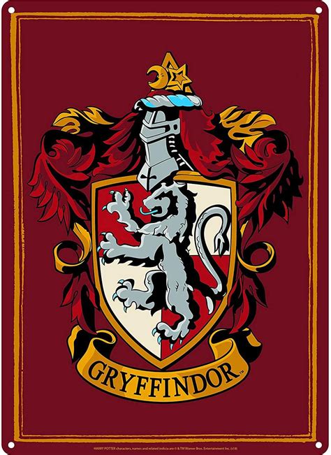 Gryffindor Harry Potter A5 Tin Sign Toysntech