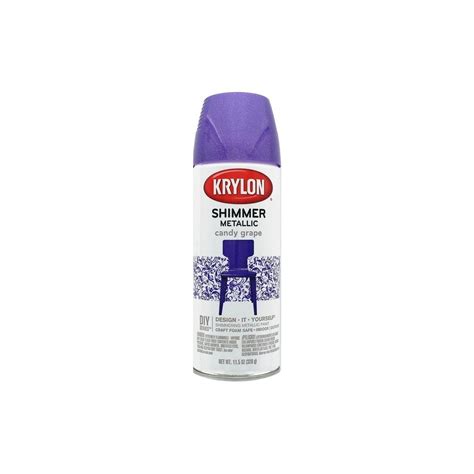 Krylon Shimmer Metallic Spray Paint 115 Ounce Purple Visual Motley
