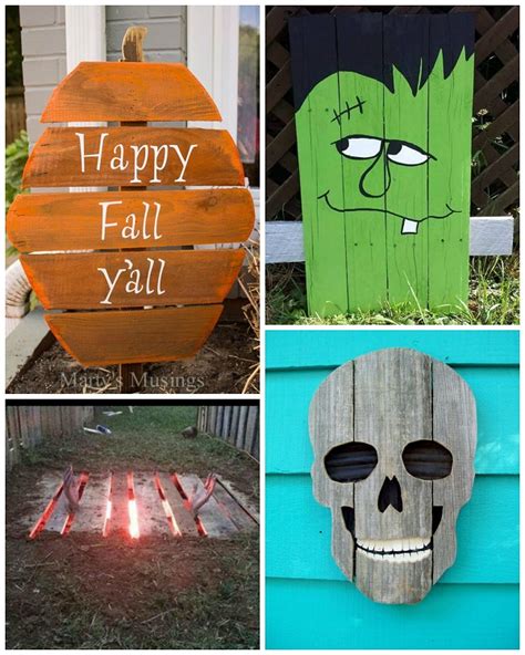 20 Pallet Halloween Decorations Diy Ideas For A Rustic Touch