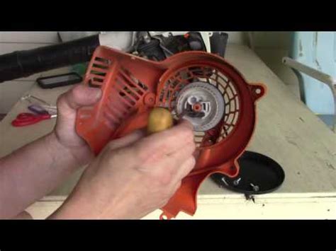 If it was my stihl i would have had to wind new string on it. HOW TO REPLACE PULL CORD STIHL BLOWER | FunnyDog.TV