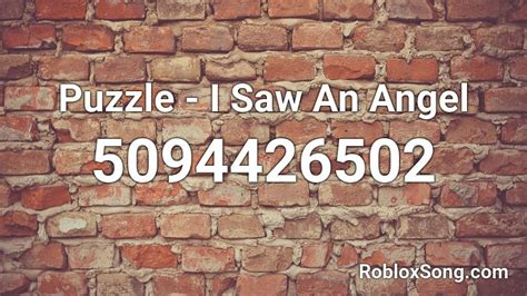 Digital angels roblox id : Puzzle - I Saw An Angel Roblox ID - Roblox music codes