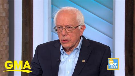 Gma Hot List Bernie Sanders Speaks Out About His Presidential
