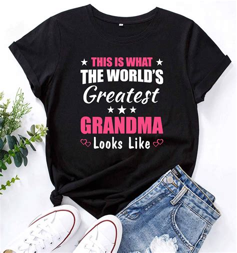 This Is The World S Greatest Grandma Looks Like T Shirt Etsy