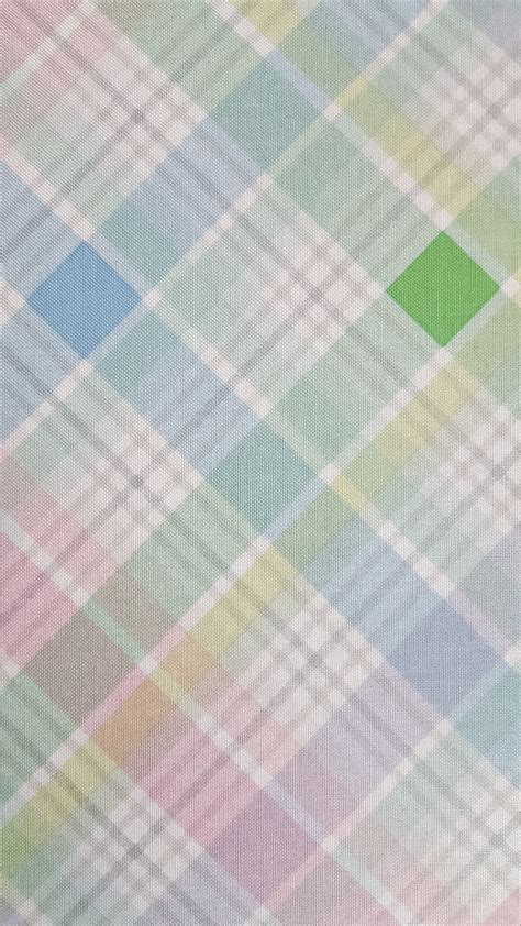 Easter Pastel Plaid Spring Colors 100 Cotton Fabric By The Etsy