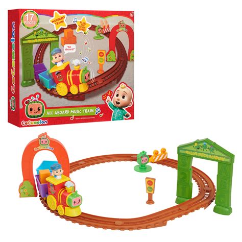 Cocomelon All Aboard Music Train Toy Figures And Playsets Officially