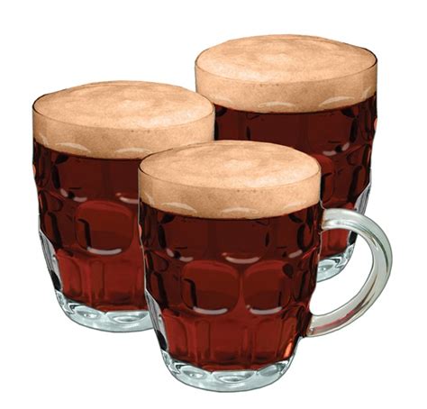 Three Glasses Of Beer Stock Images