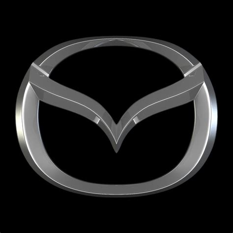 Black Mazda Emblem Wallpaper
