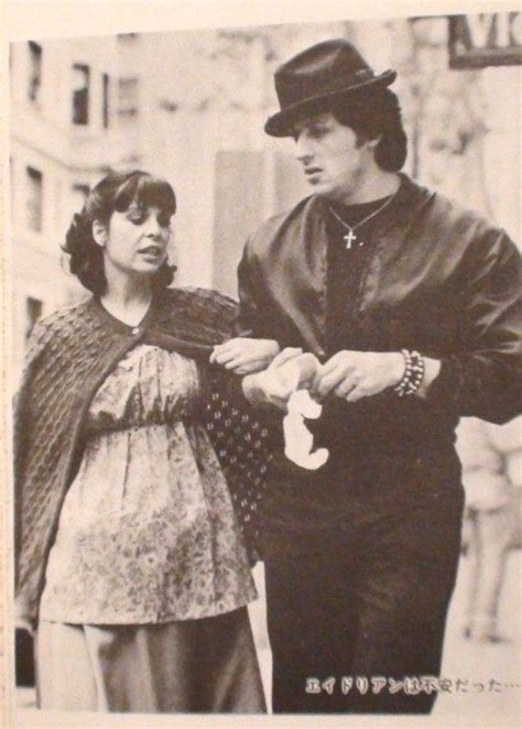 Sly And Talia Shire In Rocky Ii 1979 Rocky Sylvester Stallone