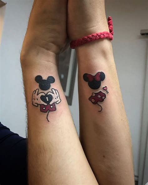 Disney Tattoos Mickey And Minnie Mouse Tattoo Tattoov