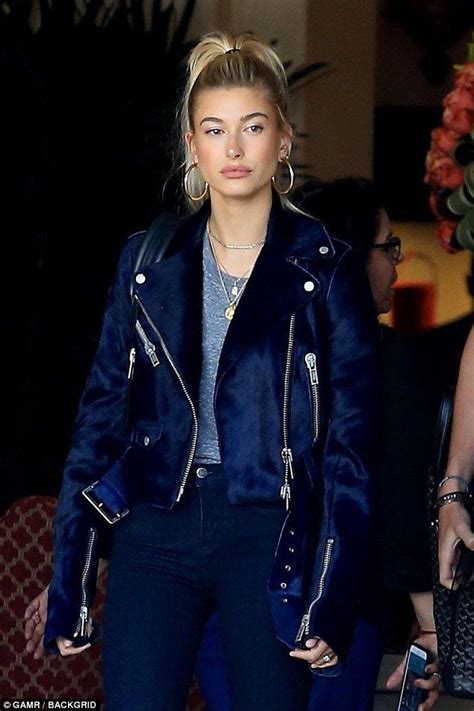 hailey baldwin is spotted checking out of her hotel in beverly hills celebrity outfits models