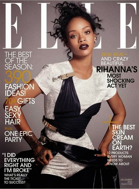 Photos Rihanna Stuns For Elle Magazine