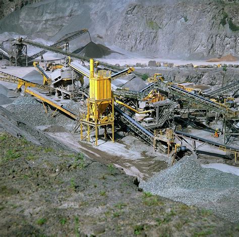 Rock Crushing Plant Photograph By Robert Brookscience Photo Library