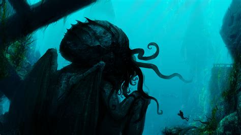 Cthulhu Fantasy Underwater Wallpapers Hd Desktop And