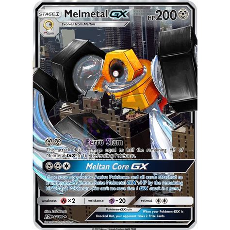 If you're getting into the pokémon trading card game for the common cards are marked with a black circle, uncommon cards have a black diamond, and rare. Melmetal GX Custom Pokemon Card - ZabaTV