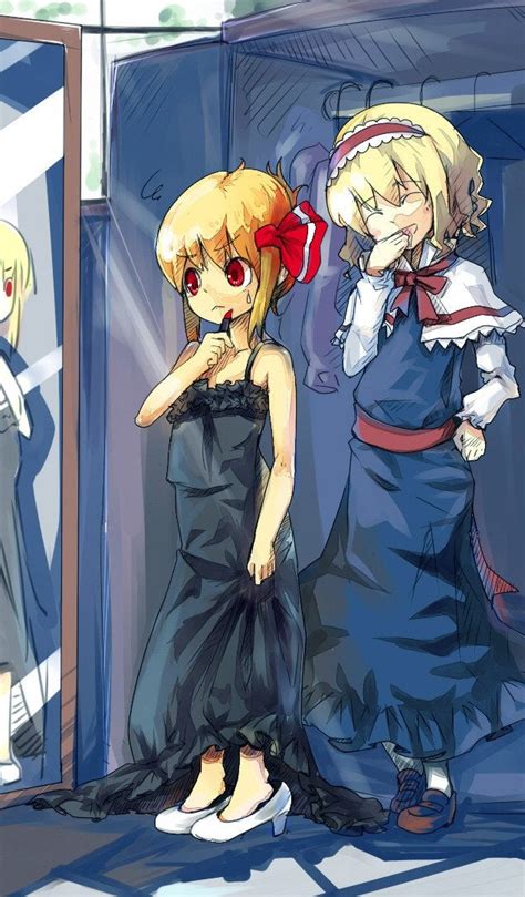 Rumia Plays Dress Up Touhou Awwnime