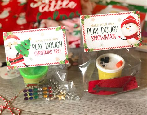 Printable Snowman Soup Reindeer Food And Christmas Play Dough Bag