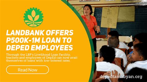 Landbank Offers P K M Loan To Deped Employees