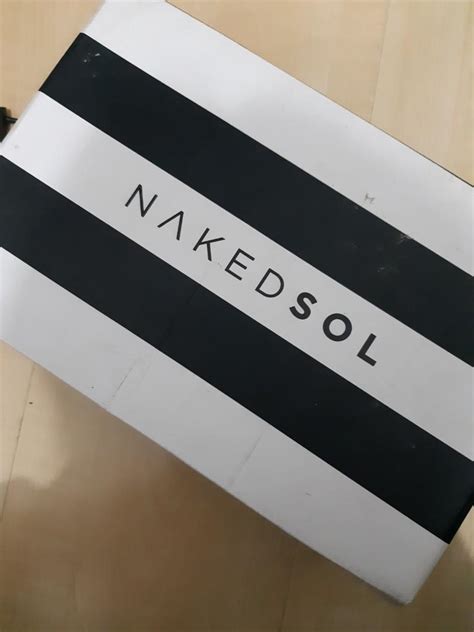 Naked Sol Heels Nude Fesyen Wanita Sepatu Di Carousell