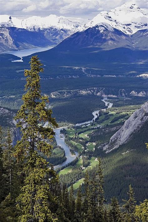 Bow River Valley Overlook By Paul Riedinger Cool Landscapes Road