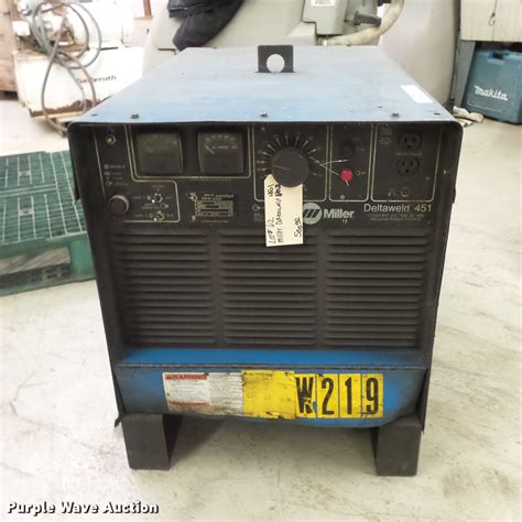 Miller Deltaweld 451 Constant Voltage Dc Arc Welder Power Source In