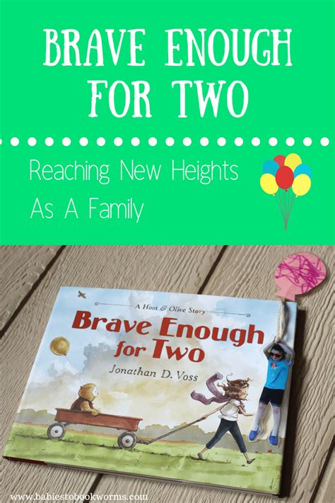 Brave Enough For Two Childrens Book About Bravery Babies To