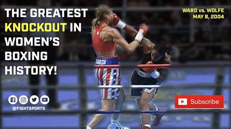 The Greatest Knockout In Women S Boxing History Ann Wolfe Vs Vonda