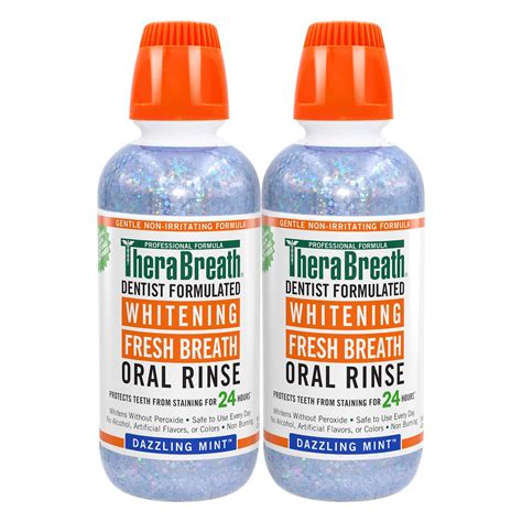 Therabreath Healthy Gums Oral Rinse Clean Mint Oz Large Bottle