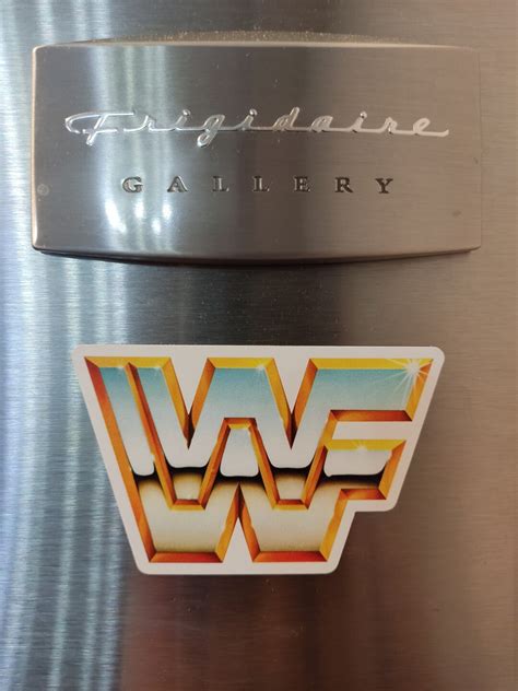 Wwf Refrigerator Magnet Logo World Wrestling Federation Retro 80s Wwe