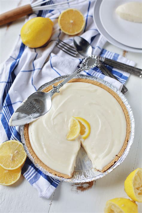 The pie that will make you feel like a million bucks. Best Ever Sour Cream Lemon Pie | Tangled with Taste ...