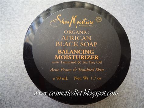 Cosmetic Diet Shea Moisture African Black Soap Facial