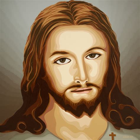 A Commissioned Painting Of Jesus Borbay