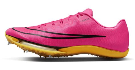 Nike Unisex Air Zoom Maxfly Track And Field Sprinting Spikes In Pink Lyst