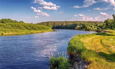 Major Rivers Of Belarus Worldatlas