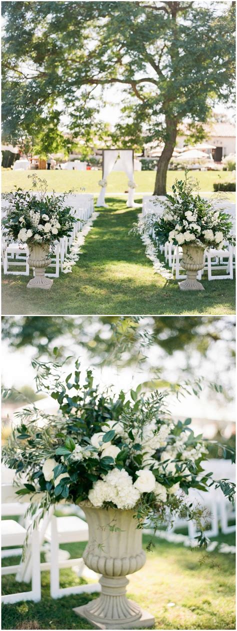 Outdoor Wedding Aisle Flowers Wedding Ceremony Flowers Aisle