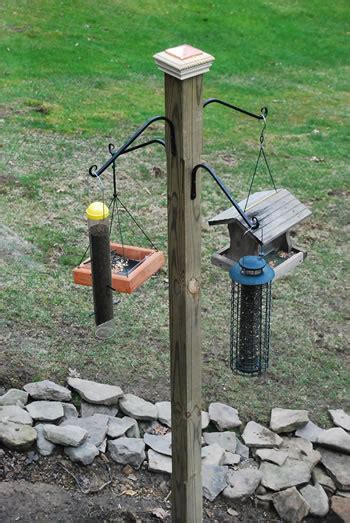 They were all pretty short and skimpy, plus they cost more than i wanted to spend. Building A Bird Feeder Pole Plans DIY Free Download End ...