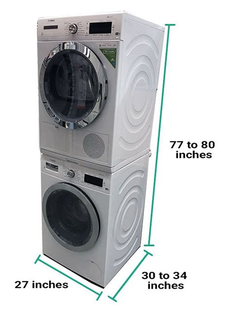 In This Article I Provide The Dimensions For 15 Of The Most Popular Stackable Washers And